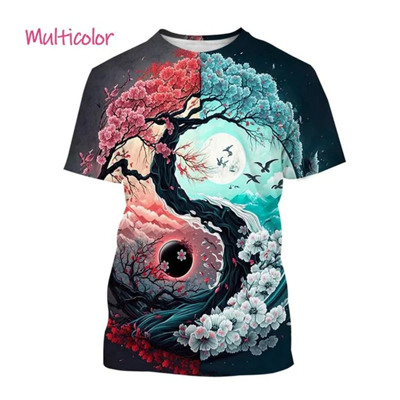 3D Printing Diagram - Camiseta con Estampado de Tai Chi