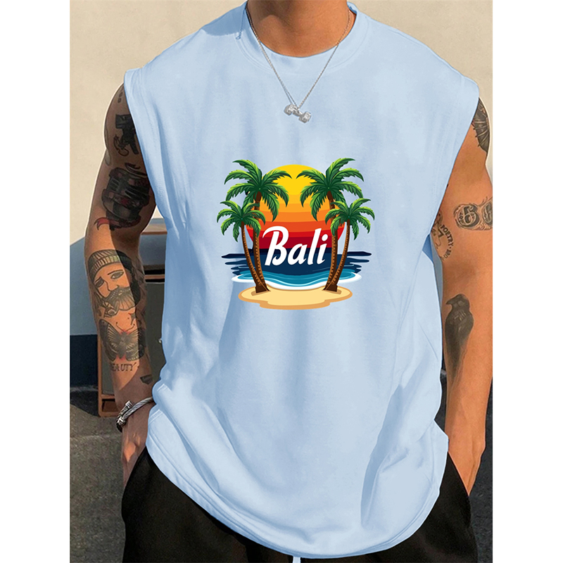3D Printing Bali - Camiseta sin mangas con estampado de