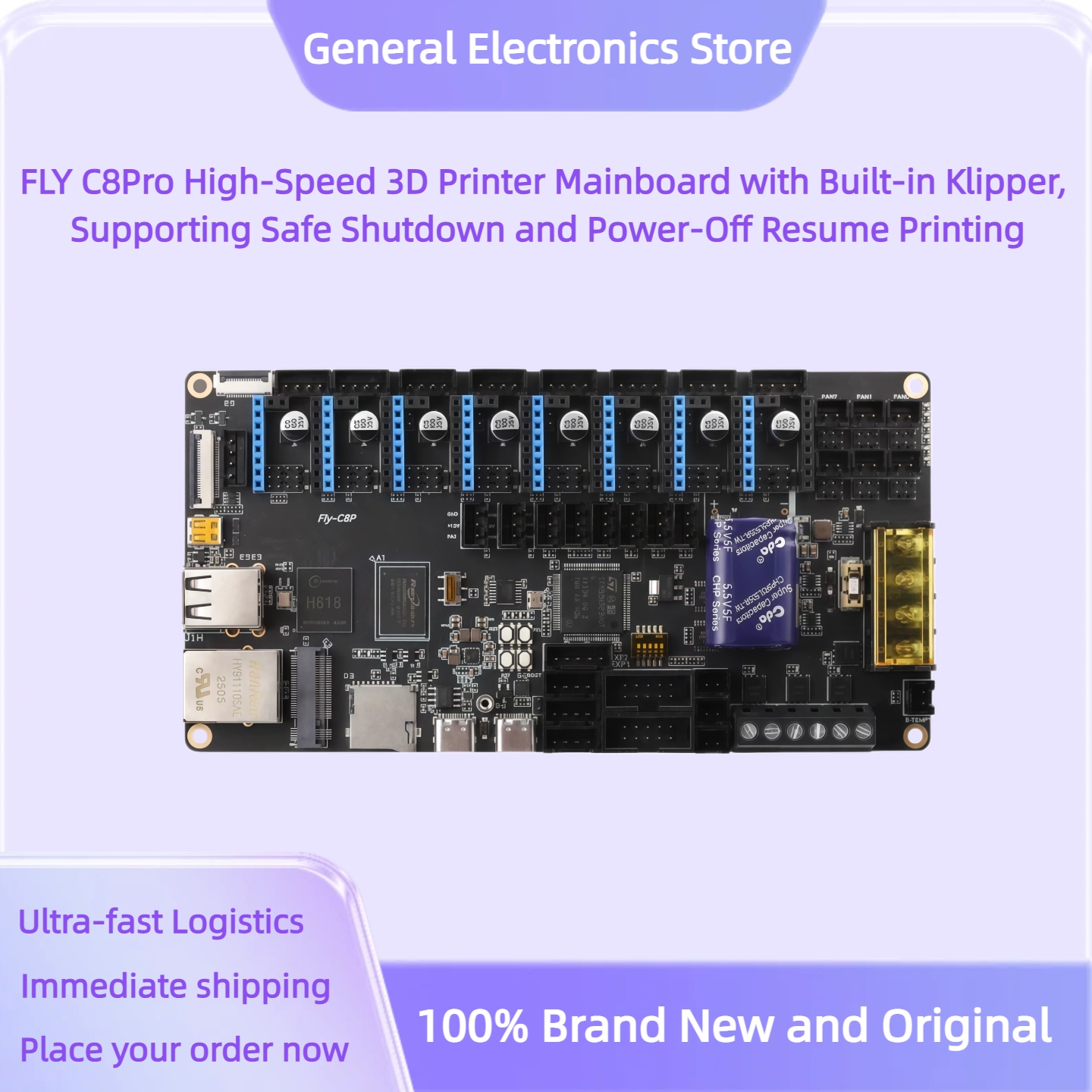 3D Printing Klipper - Placa Base para Impresora 3D de
