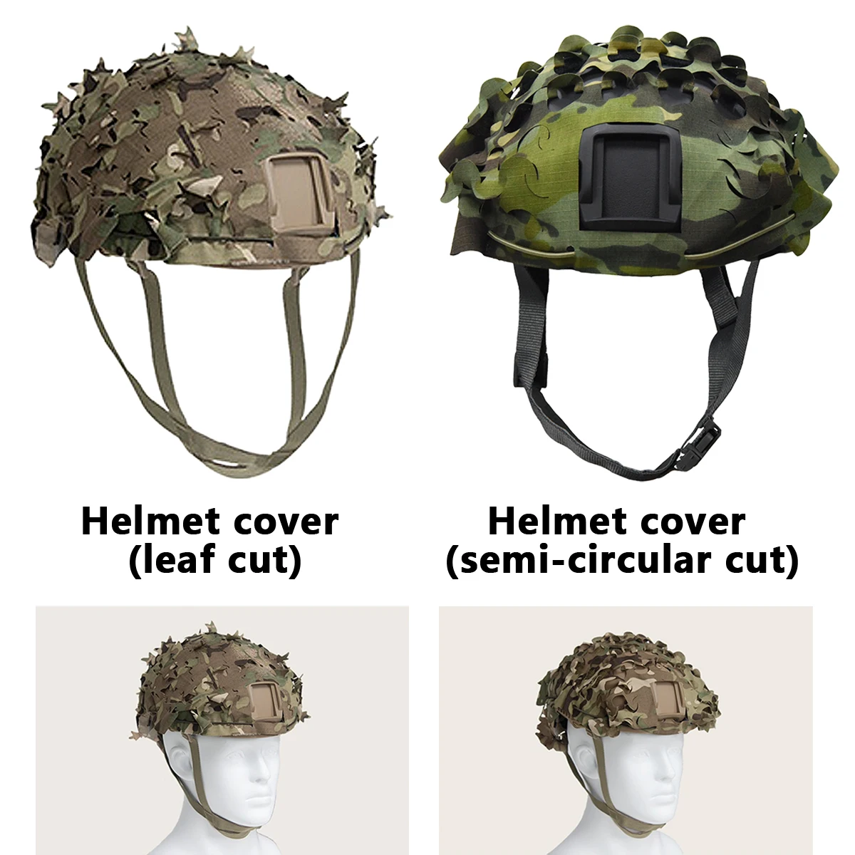 3D Printing Laser Cutting - Cubierta táctica para casco Airsoft con