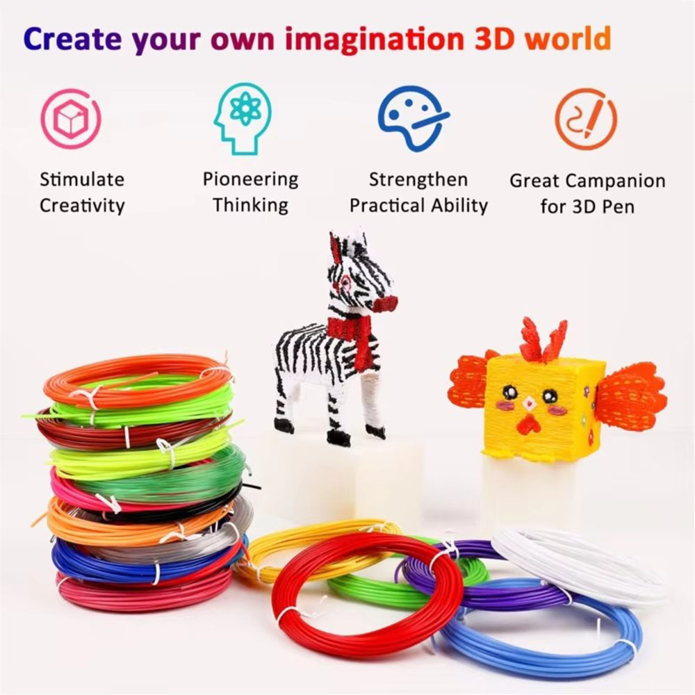 3D Printing Pen For Adults - Color aleatorio, 10/20/30 colores, PLA/PCL, bolígrafo