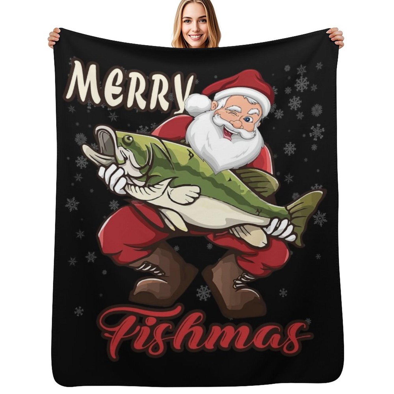 3D Printing Xmas Ideas - Feliz Navidad de Pesca - Divertida