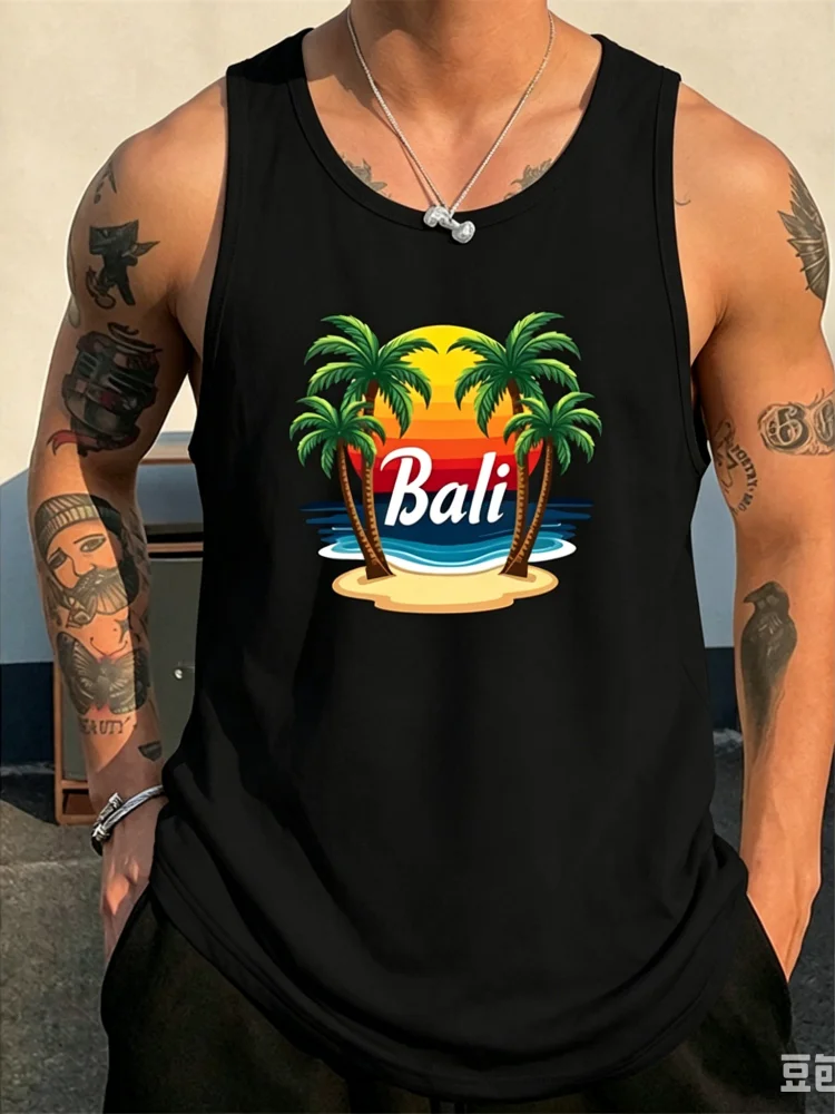 3D Printing Bali - Camiseta sin mangas para hombre con
