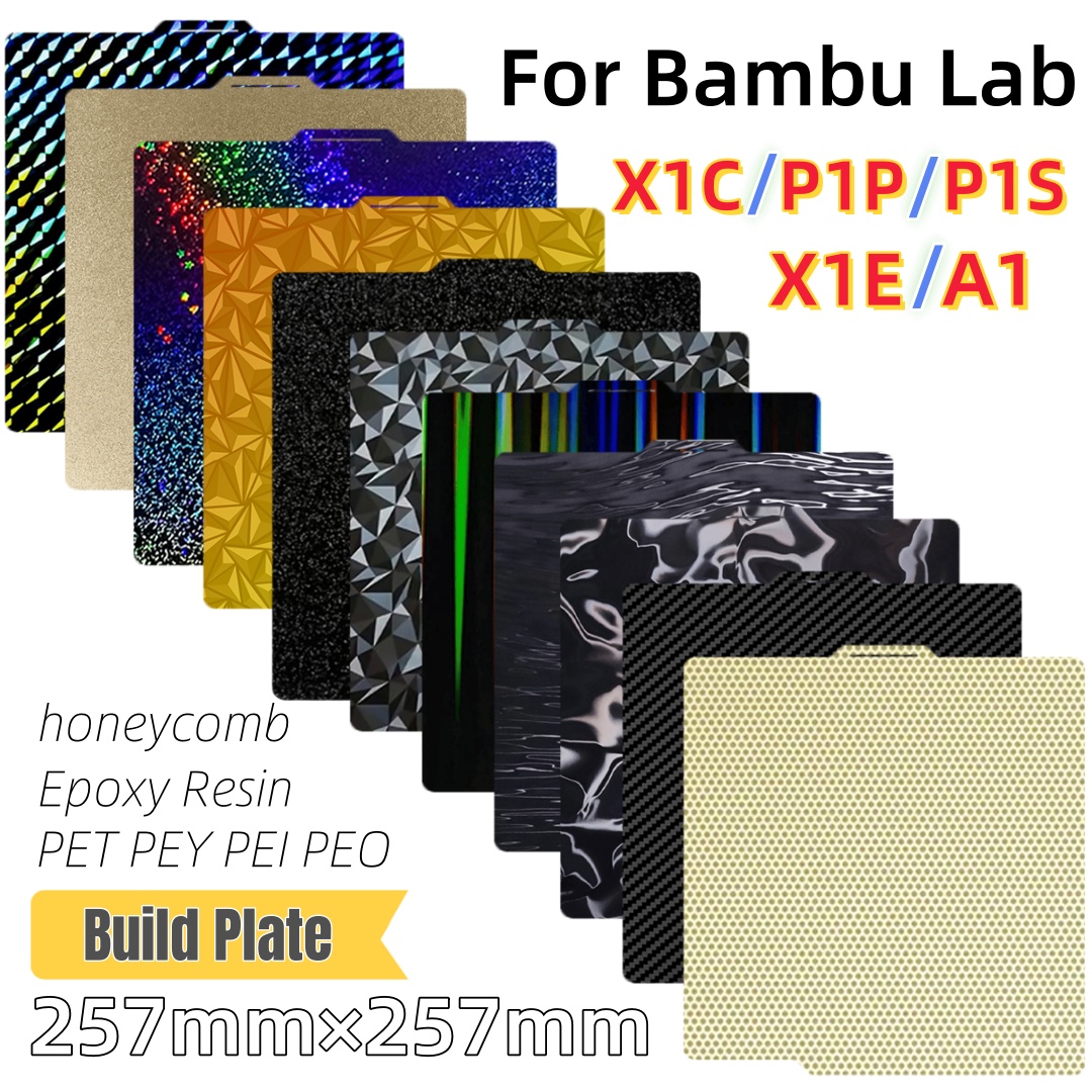 3D Printing Laboratory - Placa de construcción 257x257 hoja de