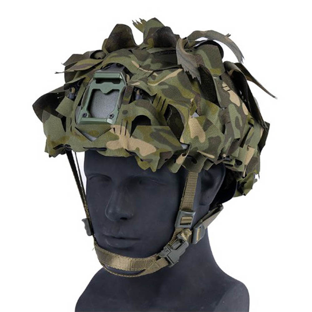 3D Printing Laser Cutting - Funda Táctica para Casco con Camuflaje