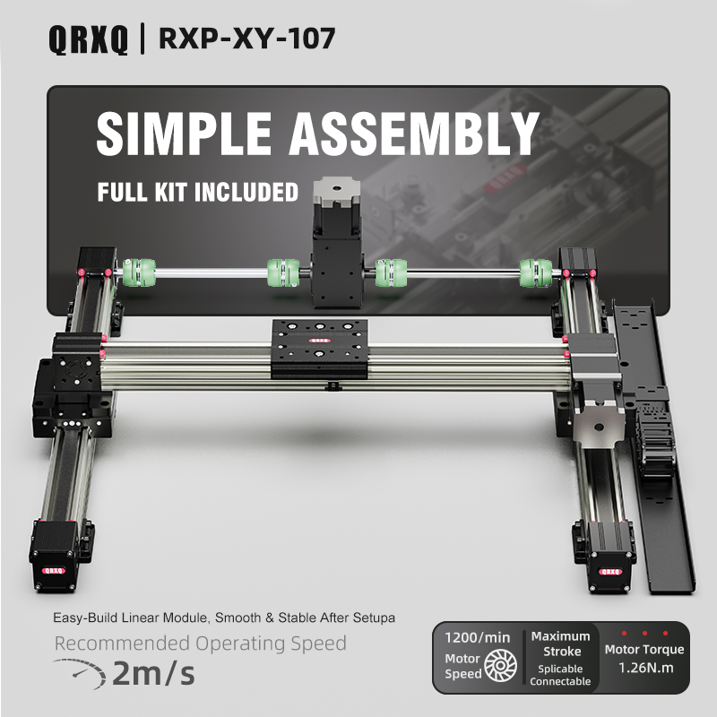 QRXQ RXP-XY-107 Sistema de aut - 3D Printing Laser Cutting reseña y precio