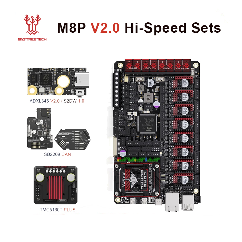 BTT SB2209 Manta M8P V2.0 Plac - 3D Printing Klipper reseña y precio
