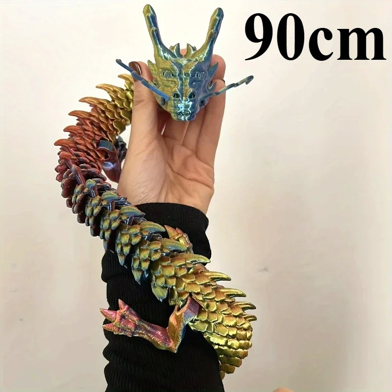 Figura de Dragón Chino Impresa - 3D Printing Dragon reseña y precio