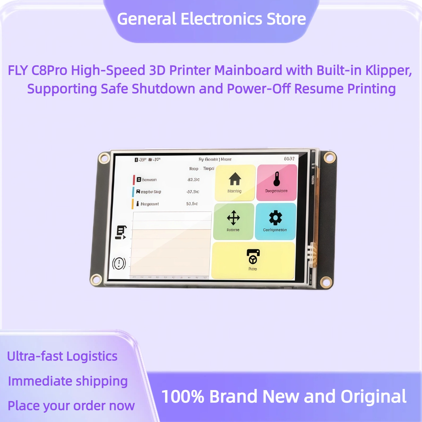Placa Base para Impresora 3D d - 3D Printing Klipper reseña y precio
