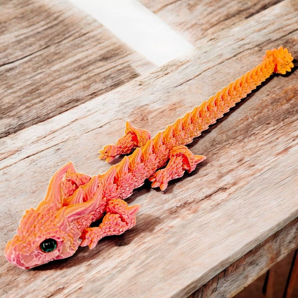 Dragón Impreso en 3D con Ojos  - 3D Printing Dragon reseña y precio