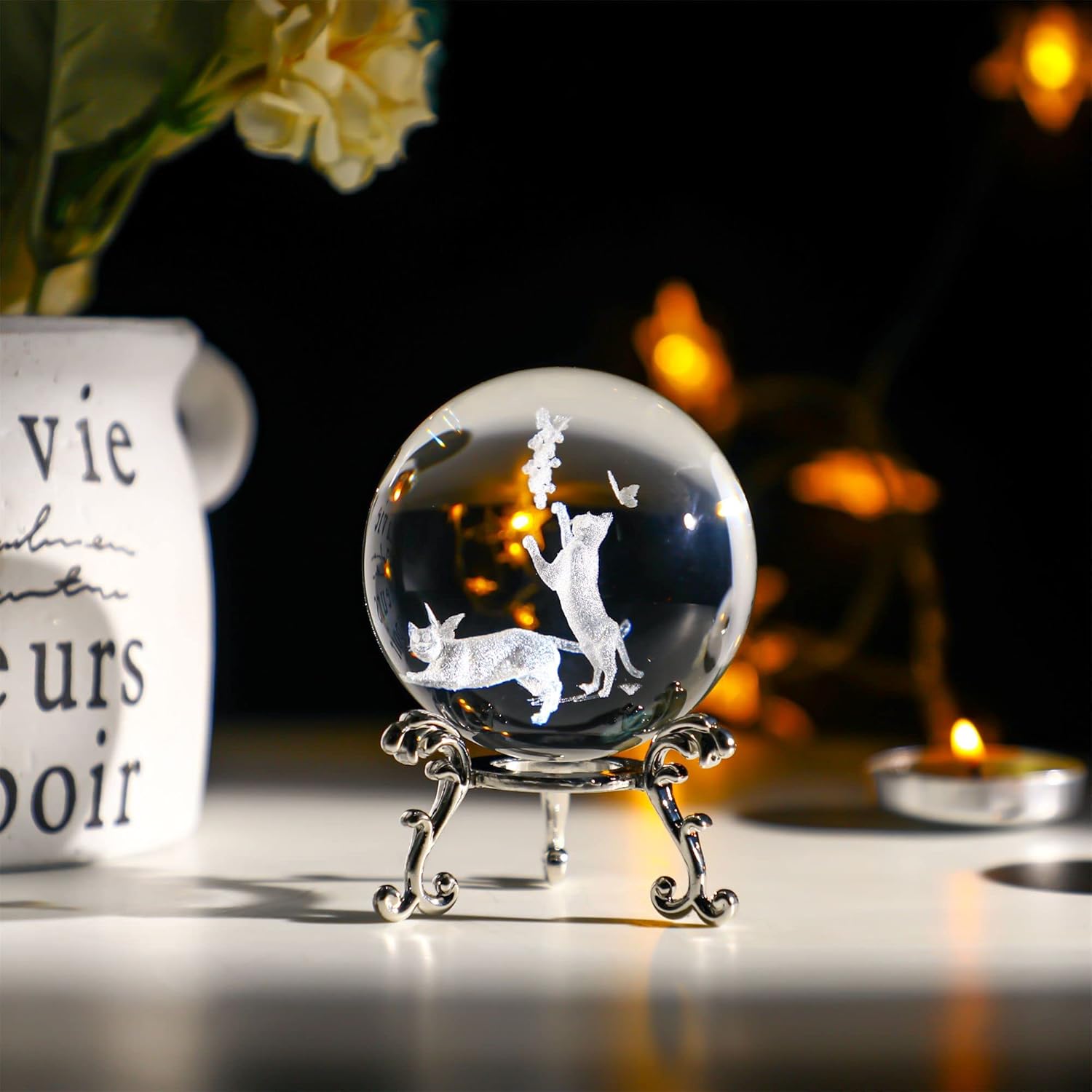 Bola de cristal de gato de 60m - 3D Printing Laser Cutting reseña y precio