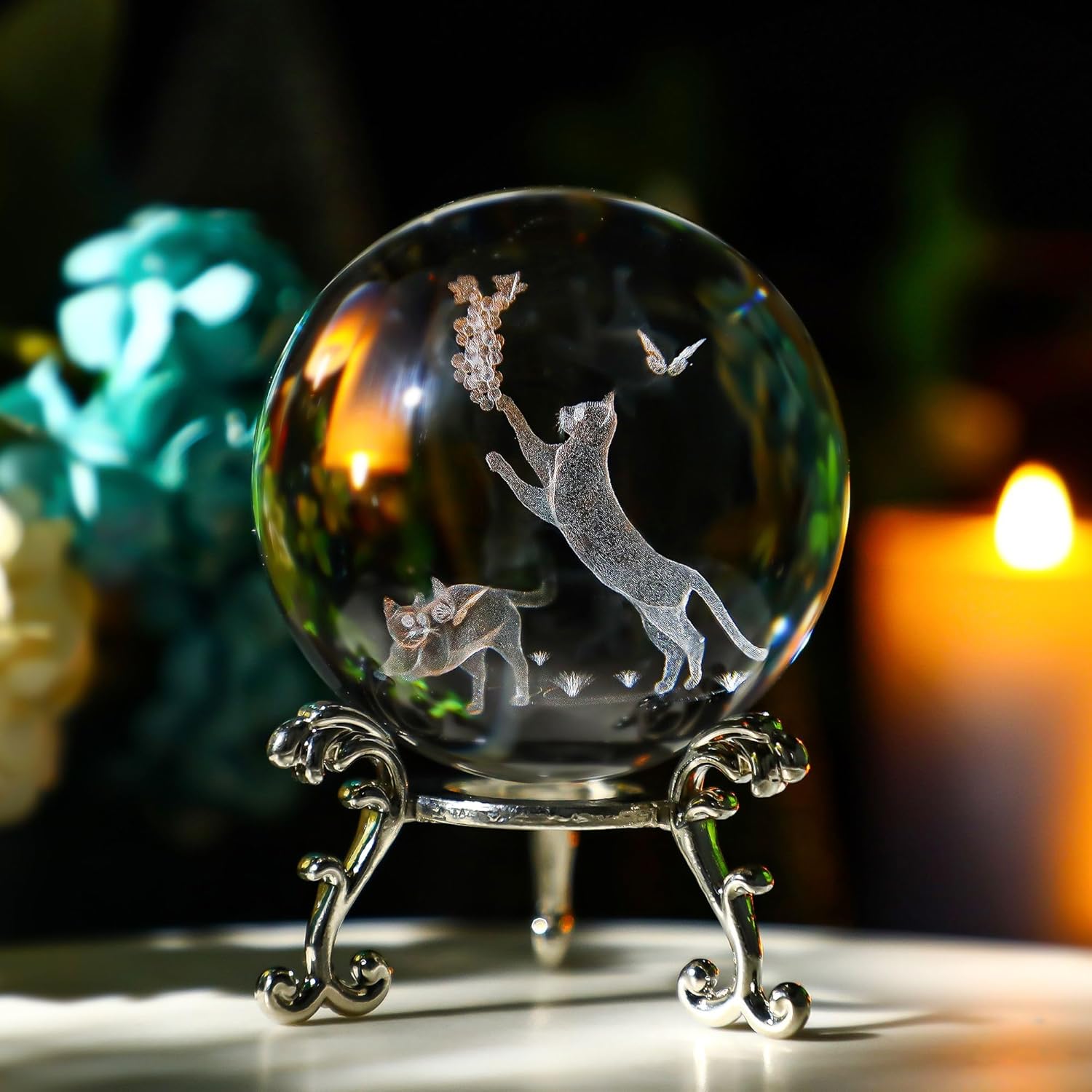 Bola de cristal de gato de 60m - 3D Printing Laser Cutting reseña y precio