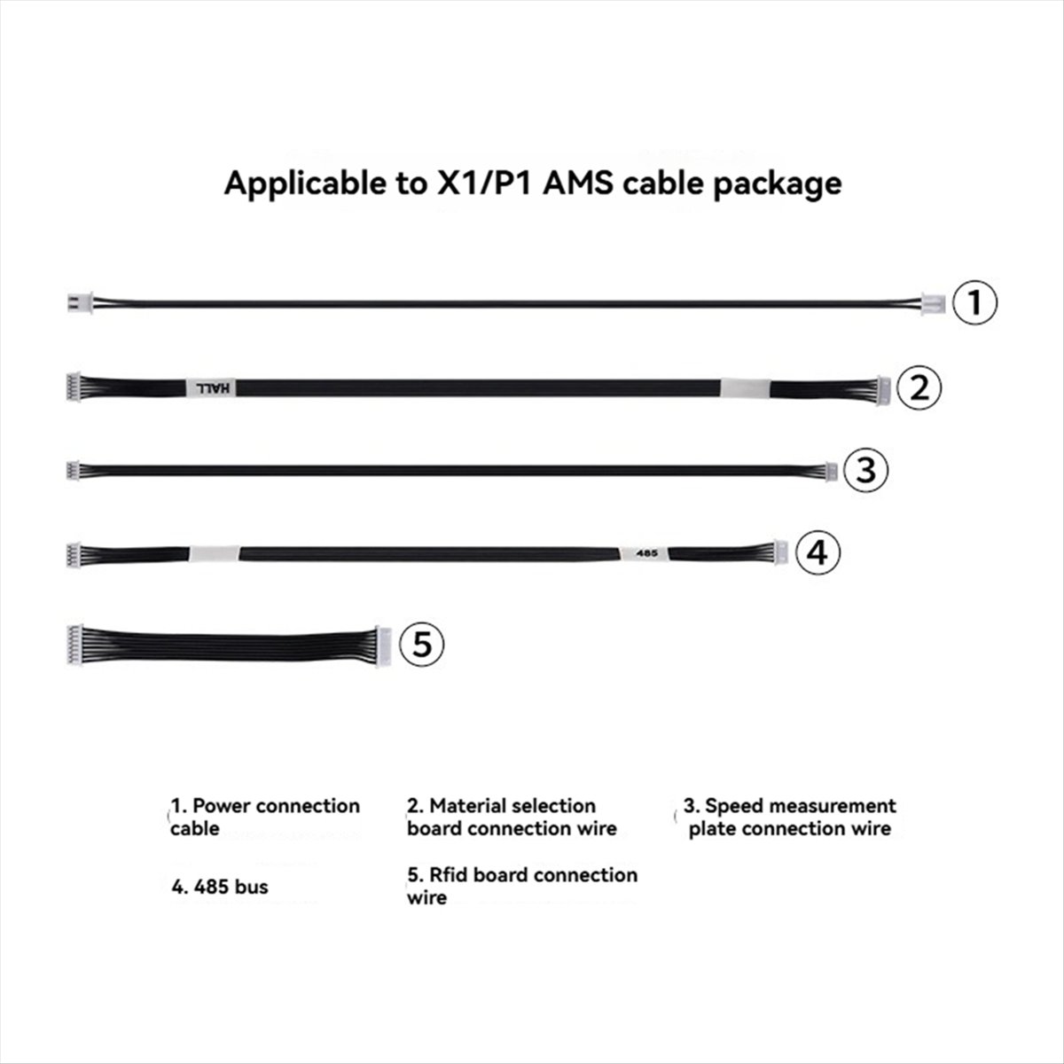 Paquete de 5 Cables A64I de Al - 3D Printing Laboratory reseña y precio