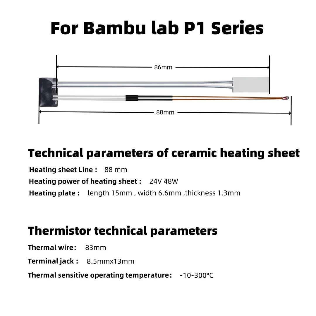 Calentador y Termistor Caremic - 3D Printing Laboratory reseña y precio