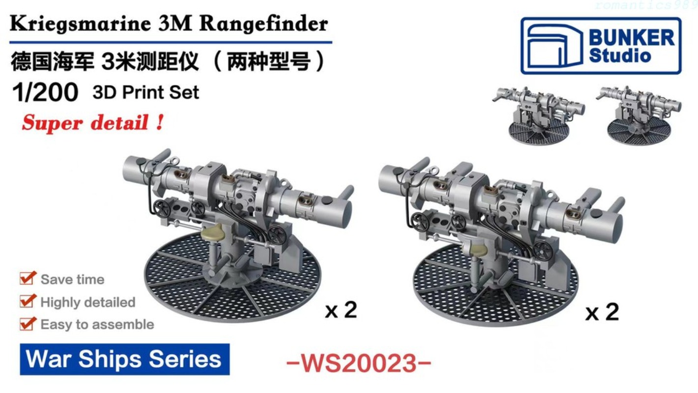 BUNKER Studio WS20023 1/200 Kr - 3D Printing Ultem reseña y precio