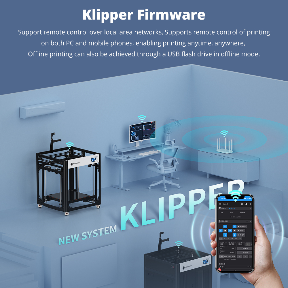 Impresora 3D TRONXY VEHO 500 P - 3D Printing Klipper reseña y precio