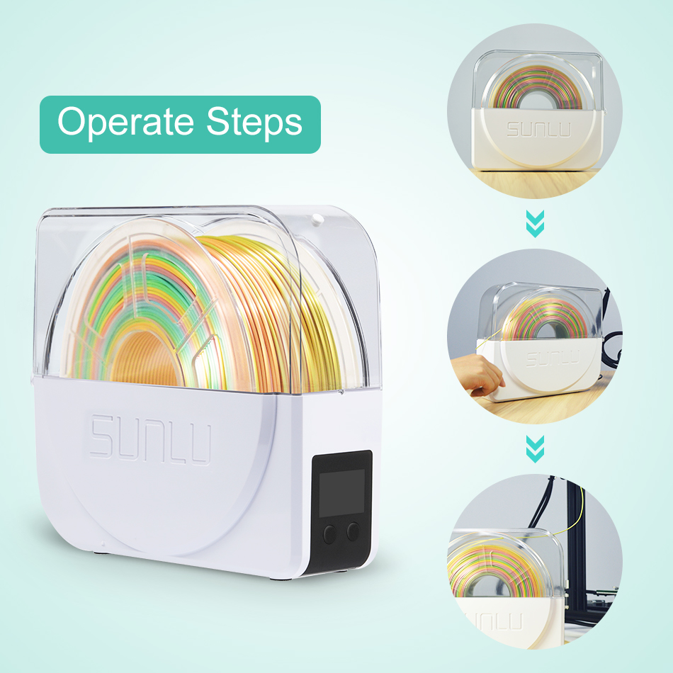 Secador de filamentos SUNLU S1 - 3D Printing Fff reseña y precio