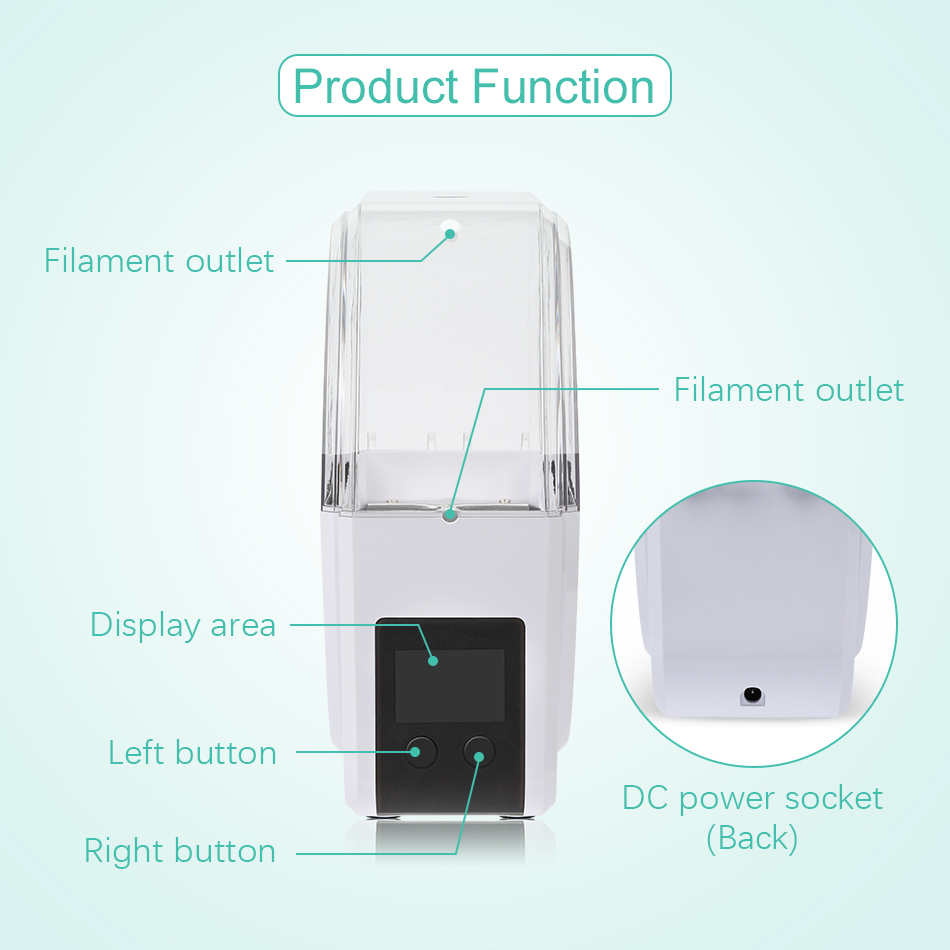 Secador de filamentos SUNLU S1 - 3D Printing Fff reseña y precio